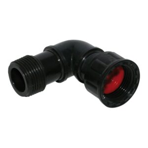 Codo colector rosca loca 1 pulg