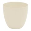 Maceta de inyeccion modelo cuenco ø26cm color ecru