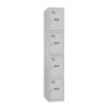 Taquilla metalica pro simonlocker 1/4 300 desmontada 4 departamentos 30x50x180cm simon rack