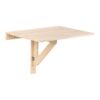 Mesa plegable madera de pared, 79 x 59 x 2 cm