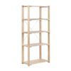 Estanteria alistonada evolution 5 pino macizo 76,5 x 38,5 x 174,5 cm