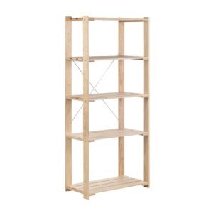 Estanteria alistonada evolution 5 pino macizo 76,5 x 38,5 x 174,5 cm