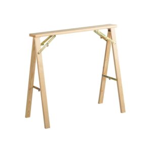 Caballete pino macizo plegable kipli 73,5 x 79,5 x 40 cm