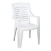 Silla apilable talia color blanco respaldo alto 55 x 60 x 91 cm