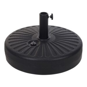 Base de parasol 22 l negro ø51 x 12 cm