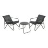 Conjunto jardín 3 piezas metal antracita