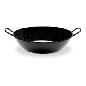 Sartén honda esmaltada con asas para inducción vitroceramica ø32 cm