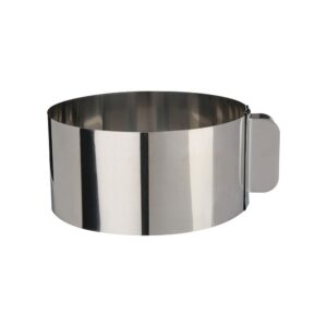 Molde para emplatar inoxidable extensible ø16 - 30 cm