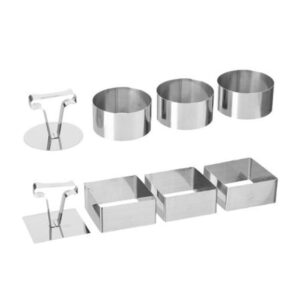 Moldes para emplatar modelos variados, 3 uds