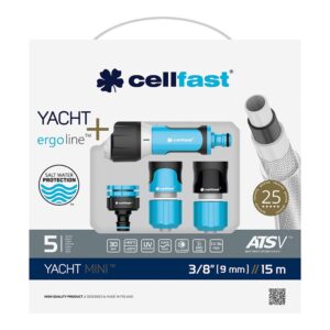 Kit manguera yacht mini ø9 mm, 3/8 pulg, 15 m