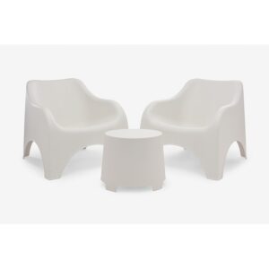 Conjunto jardín cloud 3 piezas blanco