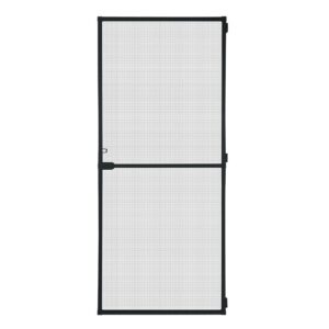 Puerta mosquitera abatible, antracita, 100 x 210 cm