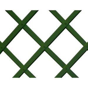 Celosia de plastico 1 x 2 m color verde perfil de listones 22 x 6 mm