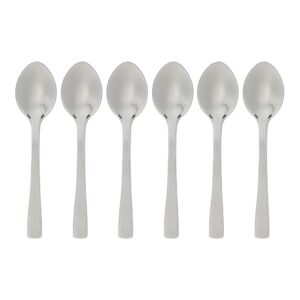 Cucharas pequeña moka inoxidable silver precision 9,5 cm 6 uds