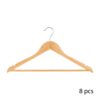 Perchas de madera 45 x 23,5 cm, 8 uds