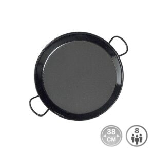 Paellera esmaltada para induccion y vitroceramica ø38 cm (8 personas)