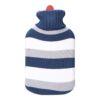 Bolsa de agua caliente 2 l modelo rayas azules