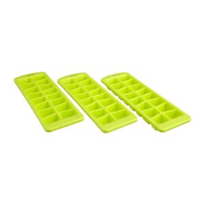 Cubiteras de polipropileno colores surtidos 25 x 8,5 x 3,7 cm 3 uds