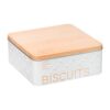 Caja metálica modelo scandi nature para galletas 500 g