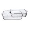 Set 2 bandejas cuadradas para horno