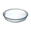 Fuente plana redonda para horno ø26 cm