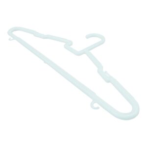 Perchas blancas 42 x 1,2 x 19 cm, 3 uds