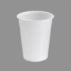 Vasos de plástico blancos 200cc, 25 uds