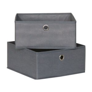 Lote de 2 cajas ordenación 28 x 28 x 13 cm