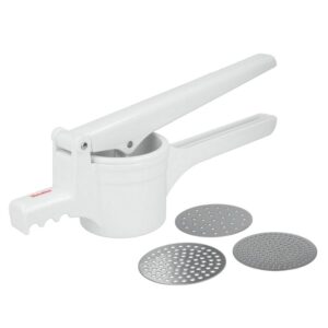 Prensapatatas con 3 discos inoxidables 36 cm