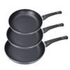 Set 3 sartenes antiadherentes "basic line" ø20 / ø24 / ø28 cm