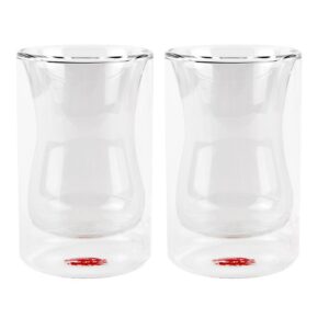 Tazas de doble pared palermo, resistentes a golpes y temperaturas, 200 ml, 2 uds