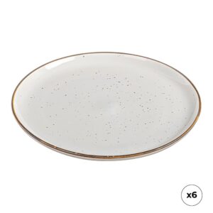 Pack 6 uds platos llano porcelana akiko ø25 cm