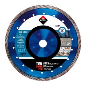 Disco diamantado tva superpro ø125 x 1,4 x 22,2 mm