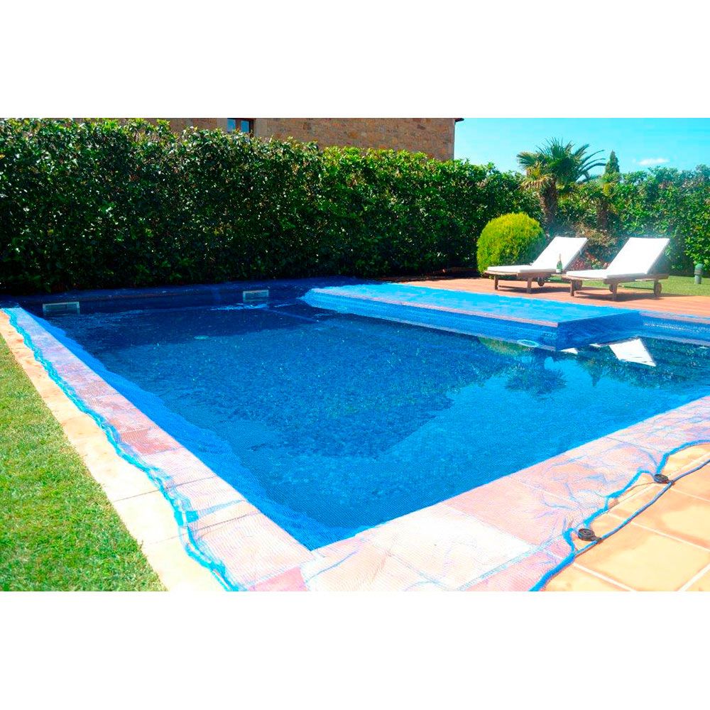 Malla para piscina leaf pool cover 7 x 11 m