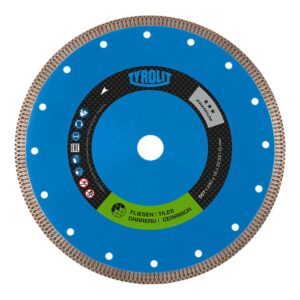 Disco diamantado continuo 1a1r dct ø115 x 1,2 x 22,23 mm