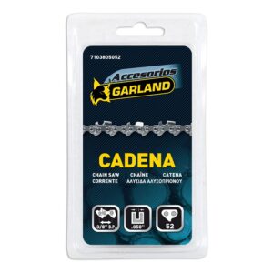 Cadena de motosierra para espada 14 pulg / 35 cm, 52 eslabones, 3/8 pulg b.p., espesor 0,050 pulg / 1,3 mm