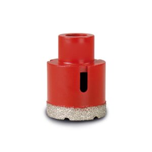 Corona diamantada para amoladora, corte seco, ø45 mm / m14