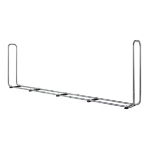 Soporte metálico para almacenar leña modular xxl hasta 1,6 m³