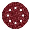 Hojas de lijar adhesivas de corindón perforadas, ø125 mm, grano 40, pack 5 uds
