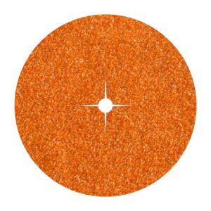 Discos de papel abrasivo de corindón ø125 mm, grano 80, pack 10 uds