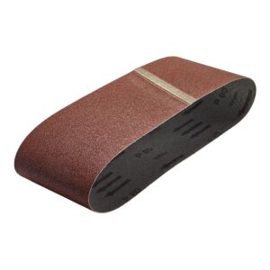 Lijas de banda, corindón, 76 x 457 mm, grano80, set 3 uds