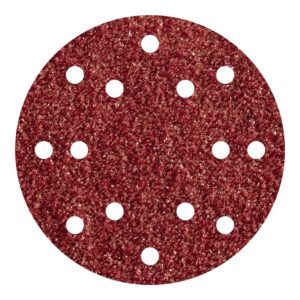 Discos adhesivos de lijar corindón, para exc., ø150 mm, grano80, set 5 uds