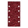 Hojas de lijar adhesivas de corindón, 93 x 185 mm, grano 40, set 10 uds