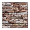 Sticker imitacion muro color marron 30 x 30 cm, pack 2 uds