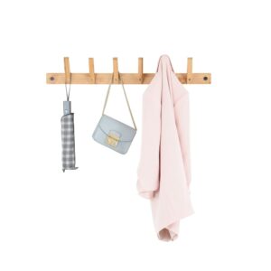 Colgador bambu 2 en 1 (vertical u horizontal) 26 x 7 x 76 - 75 x 12 x 12 cm