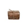 Posavasos de madera de mango modelo duko 10 x 10 x 5 cm 4 uds