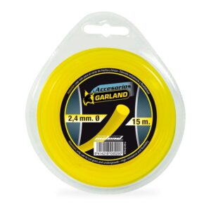 Hilo dispensador para desbrozadora, redondo, ø2,4 mm, dispensador 15 m