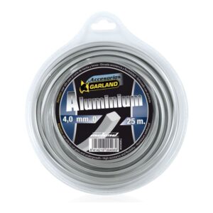 Hilo para desbrozadora aluminium, cuadrado, ø4,0 mm, dispensador 25 m