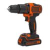 Kit taladro percutor 18 v con 2 baterías de litio y cargador