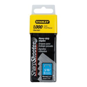 Caja 1000 grapas tipo g (4/11/140) 8mm 1-tra705t stanley